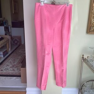 PIAZZA SEM;PIONE "AUDREY" SALMON ANKLE PANTS.  SIZE 44 ITALY (8 US).